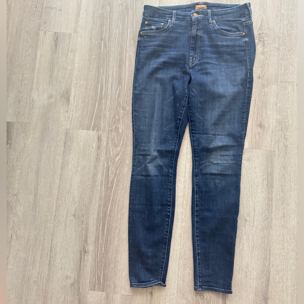 MOTHER Indigo  Skinny Denim Jeans